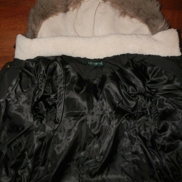 New Ralph Lauren Women's Heavy Down Jacket Coat  Sherpa - Picture 5 of 6